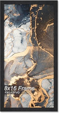 Fxojyvo 8x16 Picture Frame Black Engineered Wood Wall Hanging by Fxojyvo