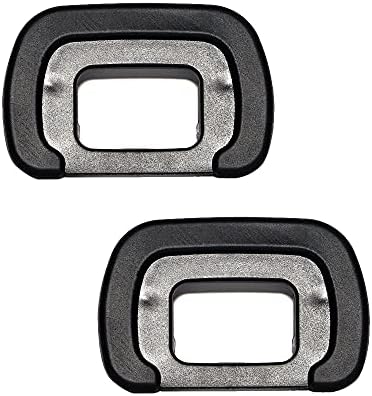 FR Eyecup Eyepiece Viewfinder Compatible with Pentax K5IIS K5II K30 K50 K7 K5 K3 Camera (2 Pack) (FAN-US-2X FR) by Unknown