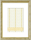 VIOLABBEY 12x16 Picture Frame Gold, Ornate Vintage Photo Frame by violabbey