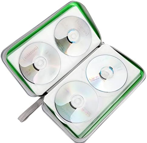 Siveit CD DVD Cases 96 Capacity Disc Storage Binder for Car(Green) - Image 5