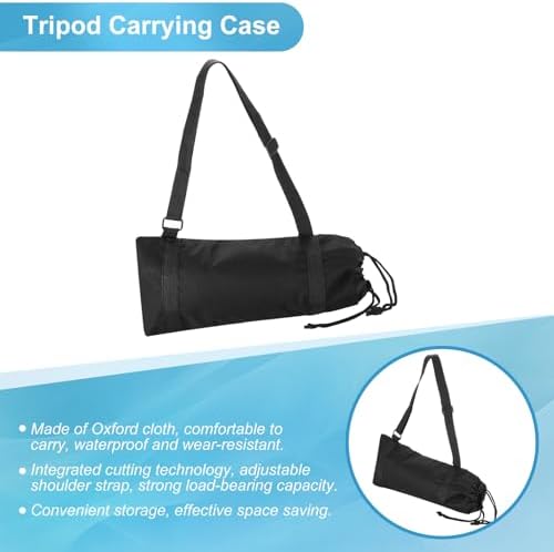 PATIKIL Tripod Carrying Case, Nylon Padded Tripod Bag with Handles for Light Stands Tripod Photography Accessories, Black 35cm - Image 4