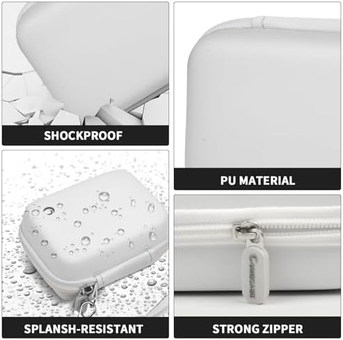 Comecase Digital Camera Case for Kodak FZ55/FZ45 and for CAMKORY, White - Image 3