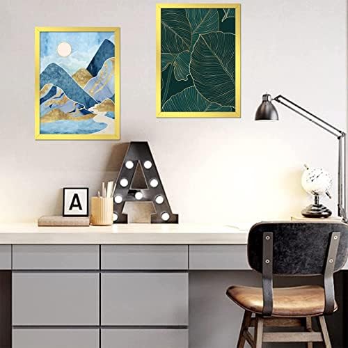 Gold 8x11 Picture Frame, Lightweight Sturdy Gallery Wall Decor - Image 4