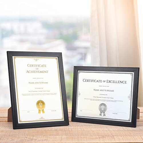 Giftgarden Black 8.5x11 Picture Frame Set of 12, Multi 8.5 x 11 Frames Bulk for Award Certificate Document Diploma, Wall or Tabletop Display - Image 3