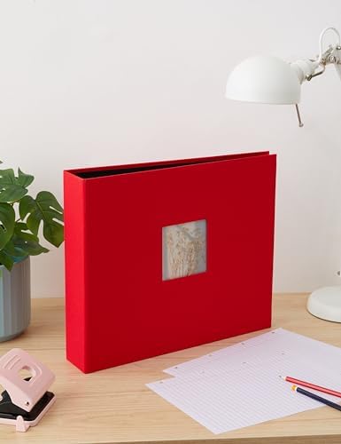 Pioneer 3-Ring Fabric Album 12"X12" - Red - Image 2