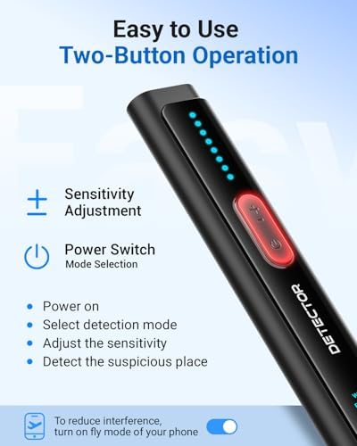 Hidden Camera Detectors GPS Tracker Detector for Travel, Hotels - Image 4