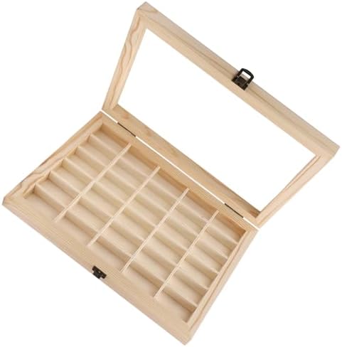 GOWENIC 30 Slot Film Cassette Storage Box, Camera Film Organizer, Solid Wood Minimalist Style for 135 Film Home Office Display 29.5x21.6x4.6cm - Image 7