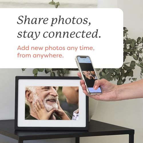 Skylight Digital Picture Frame, Load from Phone Capability, 10" Black - Image 3