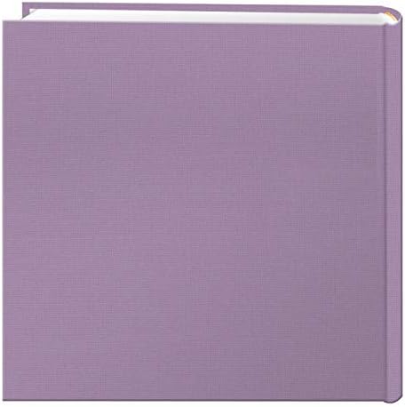 Fabric Frame Cover Photo Album 200 Pockets Hold 4x6 Photos, Misty Lilac - Image 2
