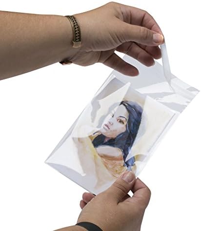 Creative Mark Krystal Seal ATC Art and Photo Bags - Archival Polyethylene Sealing Bags for Paintings, Artwork and Photo Storage - 8.5 x 11"- Pack of 25 - Image 2