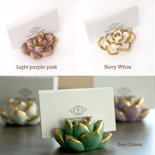 Business Card Holder & Name Display Stand Desk Organizer Vertical - Image 4