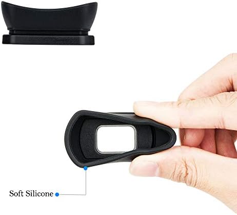 JJC Silicone Extended Eyecup Viewfinder, Replace Nikon DK-20 21 23 24 25 28 - Image 2