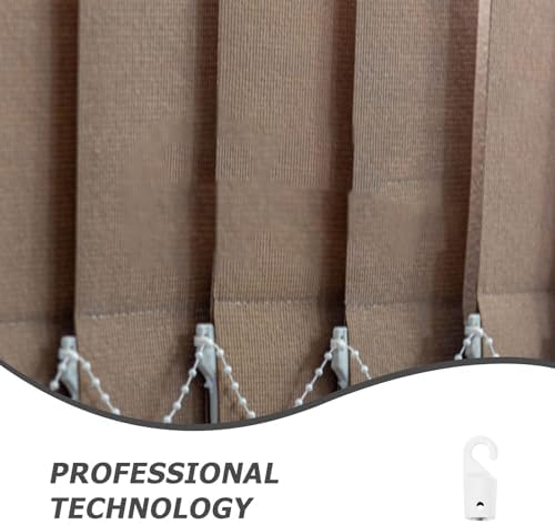 OSALADI 4pcs Hardware Tilt Wand Tip Repair for Broken Horizontal Blind Hardware Vertical Blinds Replacement Parts for Interior Windows White - Image 6