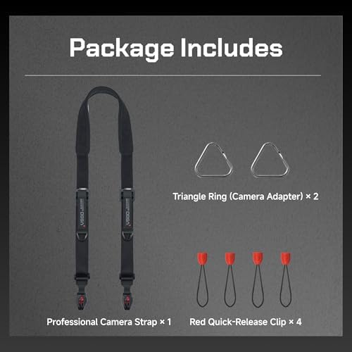 VSGO Black Snipe Pro Camera Shoulder Strap - Image 7