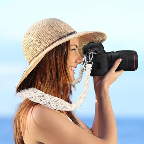 Weewooday Camera Strap for Photographers, 1.5" Soft Cotton Woven Camera Strap for Slr/dslr Digital Cameras, Universal Neck Shoulder Straps for Adults and Kids - Image 6