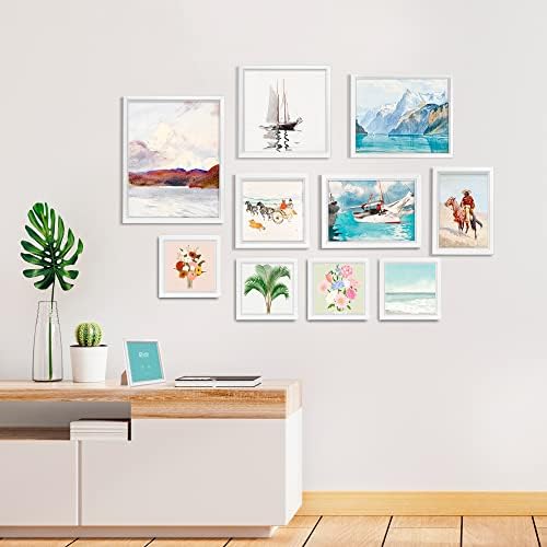LaVie Home 5x5 Picture Frames (12 Pack, White) Simple Designed Photo Frame with High Definition Glass for Wall Mount & Table Top Display, Set of 12 Classic Collection - Image 6
