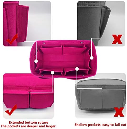 LEXSION Purse Organizer Insert Multi Pocket Bag Organizer Shaper - Image 5