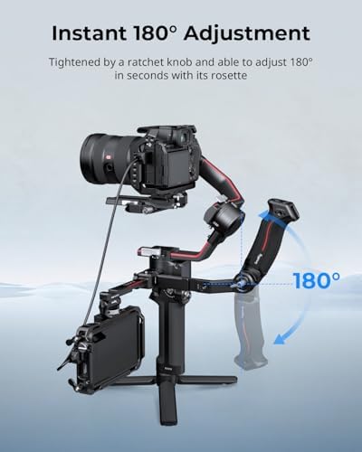 SmallRig Sling Handle Gimbal Handgrip for DJI RS, 180° Adjustable Grip - Image 7