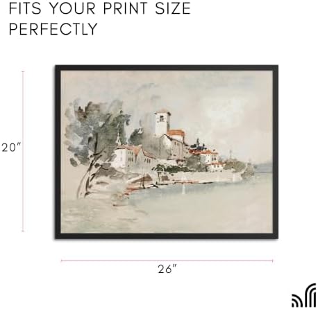 Americanflat 20x26 Poster Frame - Slim Molding - Black - Image 2
