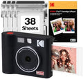 KODAK Mini Shot 3 ERA 3x3 Instant Camera, Photo Printer, 38 Sheet, Black by Unknown