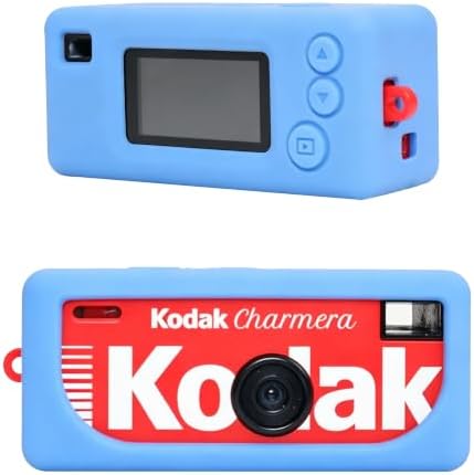 BOVKE Soft Silicone Case for KODAK CHARMERA Keychain Digital Camera, Blue by BOVKE