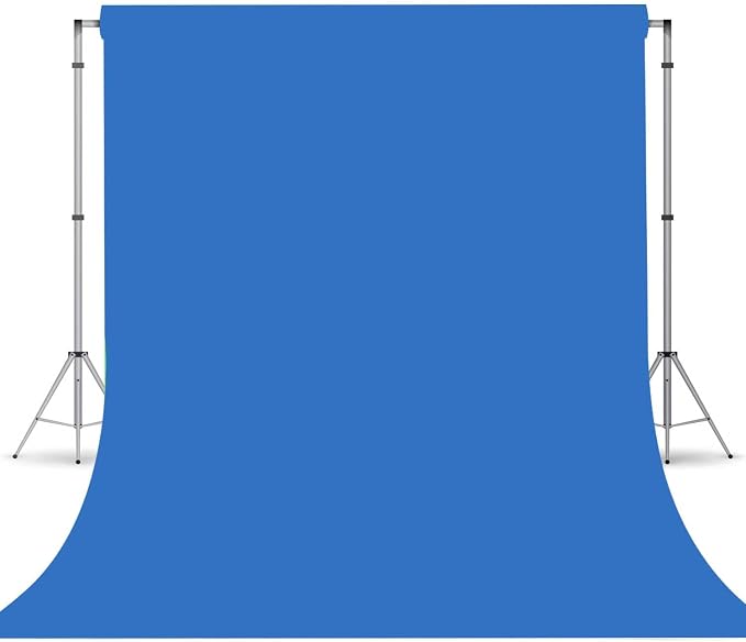 Royal Blue Photography Backdrop for Photoshoot, Fabric 5x7ft | Versatile Studio Photo Backgrounds, Non Reflective, Easy to Use, for Portraits, Product, Party, Video Creation by TERSUM