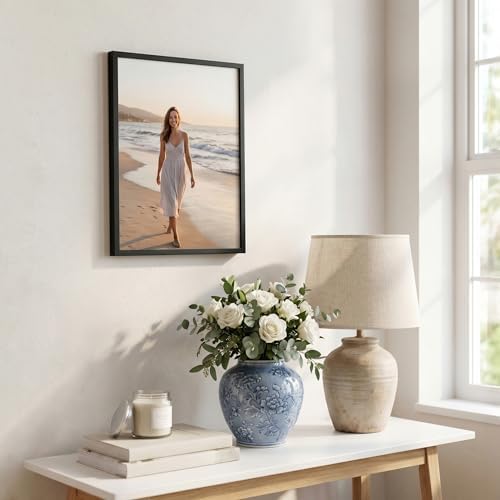Americanflat 11x15 Picture Frame - Slim Molding - Black - Image 6