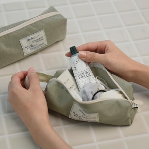 Monolike Archive 247 Block Pencil Case, Warm gray - Pen Pouch, Portable Pencil Bag, Office Pouch case - Image 3
