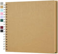 Scrapbook Album 10x10in, Acid-Free Kraft Paper 20 Sheets 40 Pages by Yopih