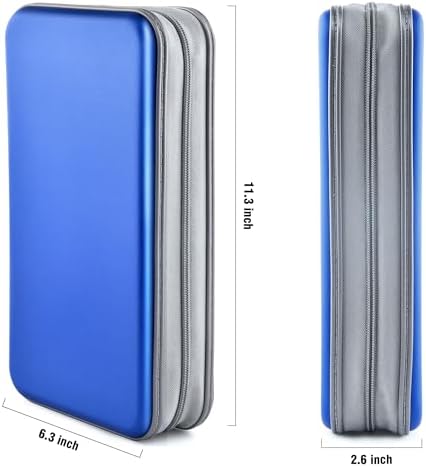 96‑Capacity Hard Plastic CD/DVD Binder for Car, Home & Travel - Image 6