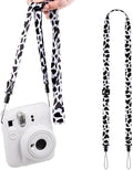 VOVMOEYA Camera Strap,Cute Camera Lanyard Neck Strap,iPad Strap,Cute Camera Strap for Fujifilm mini Camera Kodak Smile + Smile plus,pink,Black and White by VOVMOEYA