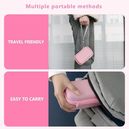 Hard Travel Case for Sony ZV-1, ZV-1F, ZV-1 II Digital Camera, Pink - Image 6