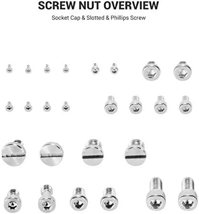 SmallRig 26 Pcs Stainless Steel Camera Screws, 1/4" 3/8" M2 M2.5 M3 M4 - Image 3