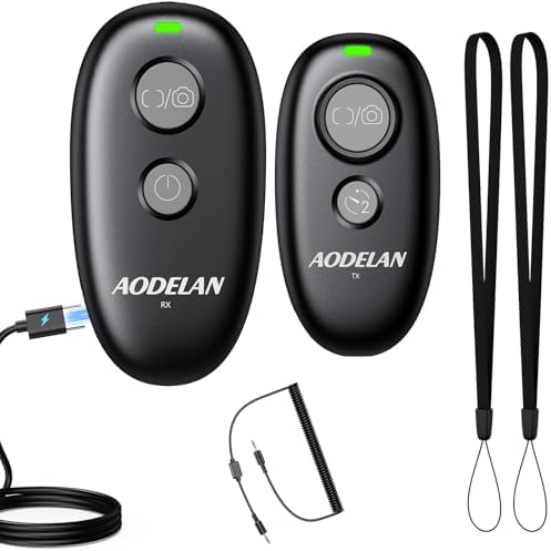 Rechargeable Wireless Camera Remote Control for Panasonic Shutter Release by AODELAN