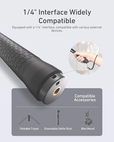 TELESIN 60" Selfie Stick for DJI Insta360 GoPro Cameras, Extendable - Image 5