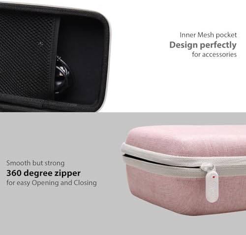 Case for Sony ZV-1F/ZV-1/ZV-1 II Vlog Digital Camera and Tripod Pink - Image 5