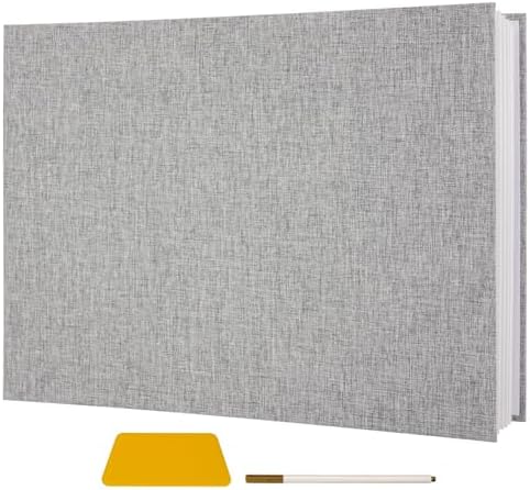 Vienrose Extra Large Self Adhesive Photo Album 11x14 60 Pages Gray by Vienrose
