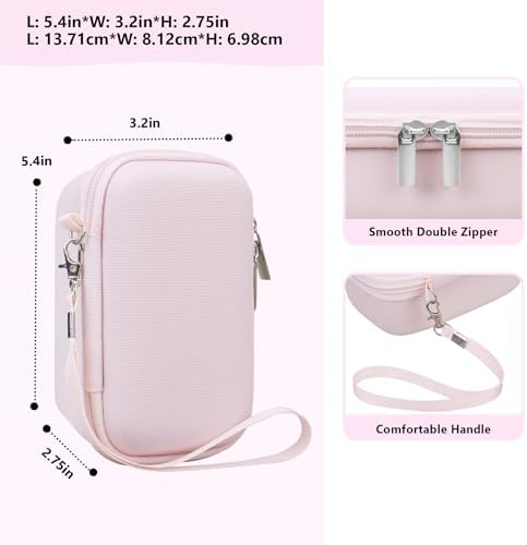 Hard Travel Case for Sony ZV-1, ZV-1F, ZV-1 II Camera, Jelly Pink - Image 3