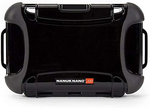 Nanuk 330-0001 Nano Series Waterproof Large Hard Case for Phones, Cameras and Electronics (Black) by NANUK