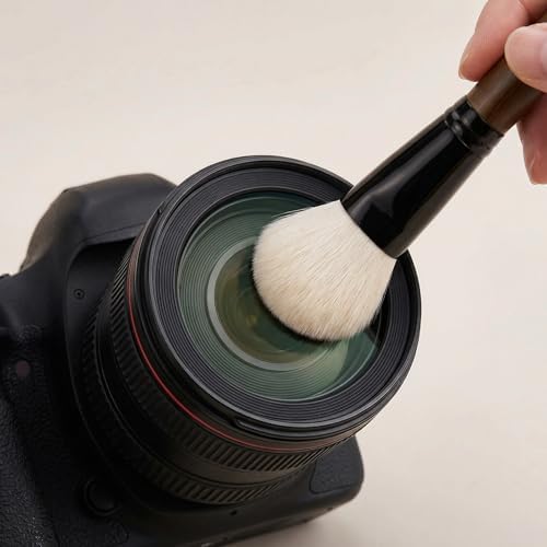 Lens Brush Camera Cleaning Kit for Lenses and Screen Goat Hair Cleaner Pen for DSLR Camera Computer Screen Soft Brush Cleaner Kit for Dust Removal and Lens Maintenance - Image 4