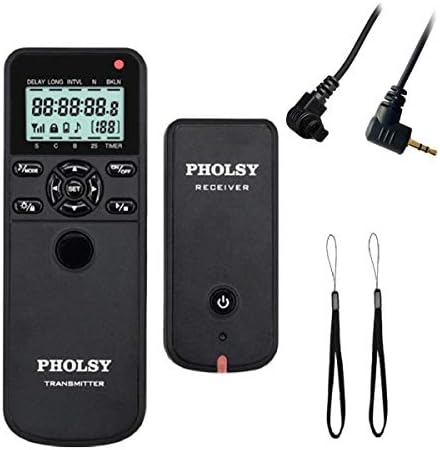 PHOLSY Wireless Timer for Canon Olympus Fuji Camera Remote Control with HDR by PHOLSY%C2%AE