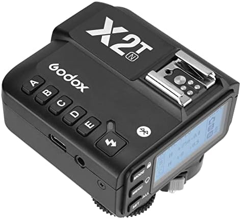 Godox X2T-N 2.4G Wireless Flash Trigger Compatible with Nikon Camera i-TTL HSS1/8000s HSS, with 5 Group Buttons, Bluetooth Connection - Image 5