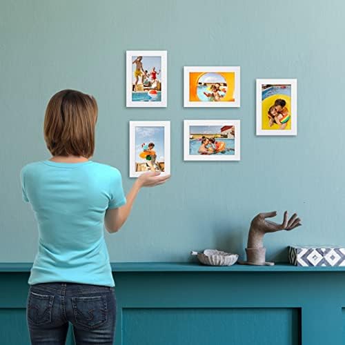Giftgarden White 4x6 Picture Frame Pack of 12, Multi White Woodgrain 4 by 6 Photo Frames Bulk for Wall or Tabletop Display - Image 4