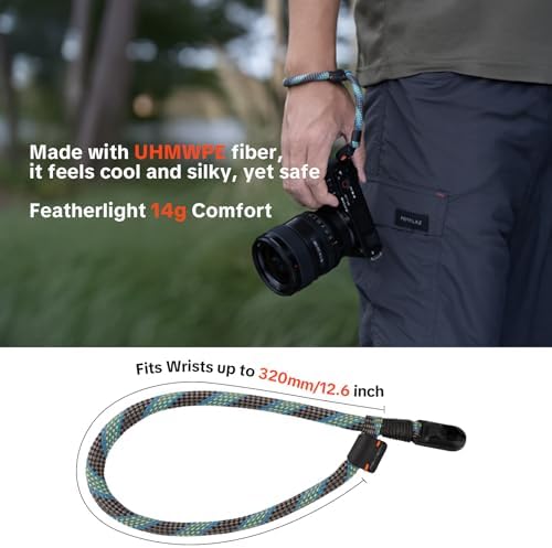 PGYTECH Rope Camera Wrist Strap Slim Outdoor Style, Quick Release - Image 2