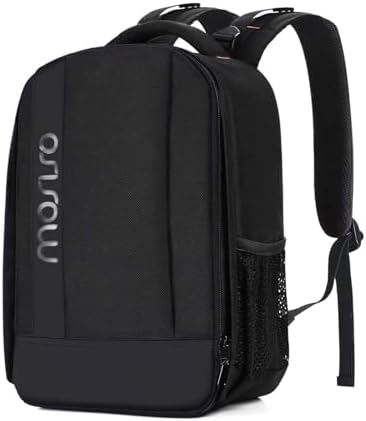 MOSISO Camera Backpack,Photography Backpack Padded Camera Bag, Black by MOSISO