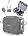 BAGSMART Digital Camera Case, Small Camera Bag with 2 Carrying Ways, Grey by BAGSMART