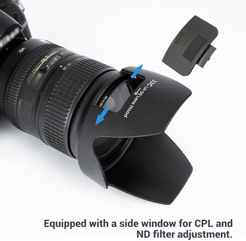 HB-5 Lens Hood for Nikon NIKKOR AF-S NIKKOR 28-3mm f/3.5-5.6G ED VR Lens - Image 6