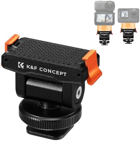 K&F CONCEPT Cold Shoe Mount Compatible with DJI Osmo Nano/Osmo Action 6 by KFCONCEPT