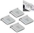 4PCS Camera Hot Shoe Cover for Fujifilm XT30III XM5 X100VI X100V XE4-Silver by JJC