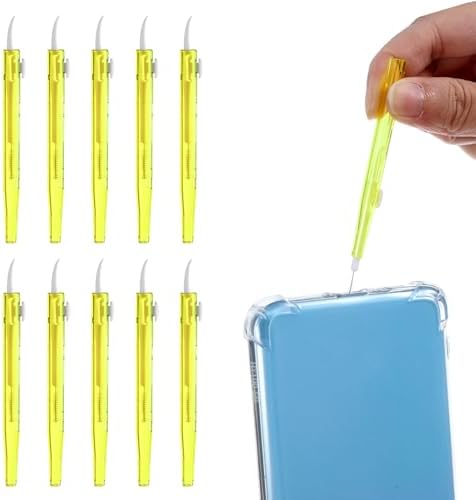 10 Pcs Phone Charge Port Cleaning Tool Kit Anti-Clogging Mini Brushes Cleaner Charging Port Cleaner Dual Side Multifunction Tools for Phone Camera Lens Speaker and Receiver by Unknown